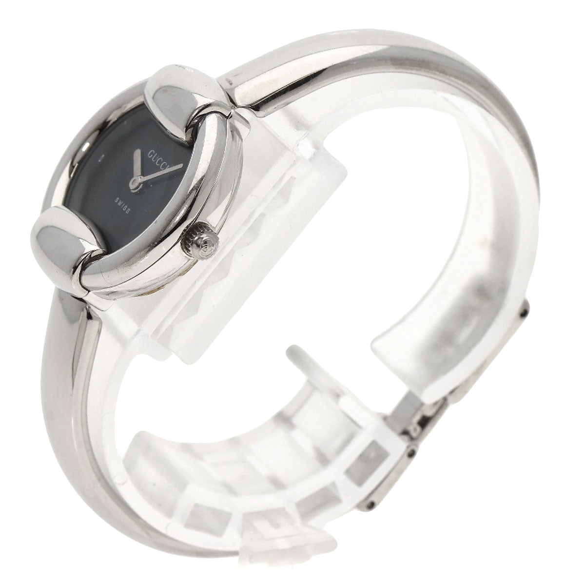 GUCCI Round face Watches 1400L Stainless Steel/Stainless Steel Ladies