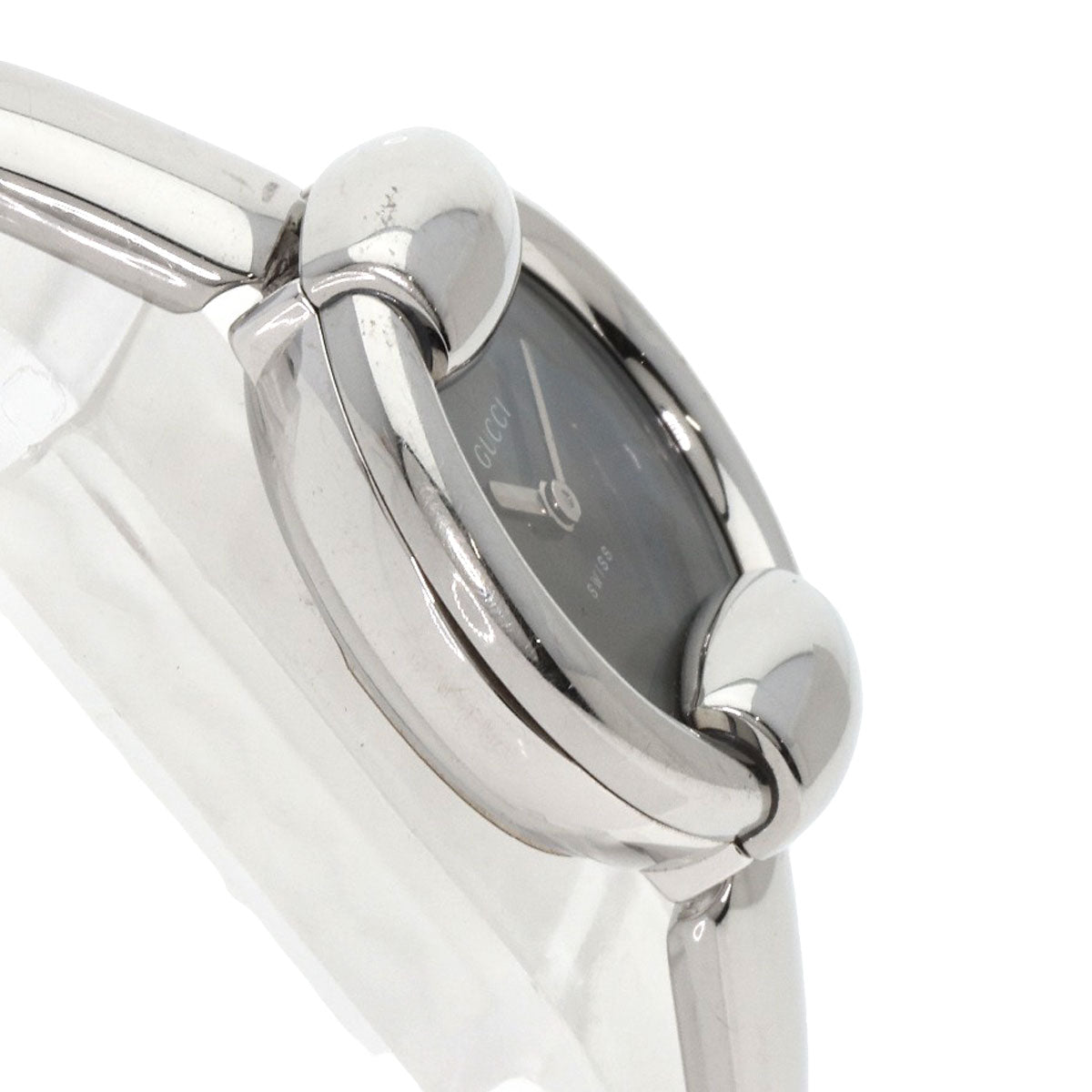 GUCCI Round face Watches 1400L Stainless Steel/Stainless Steel Ladies