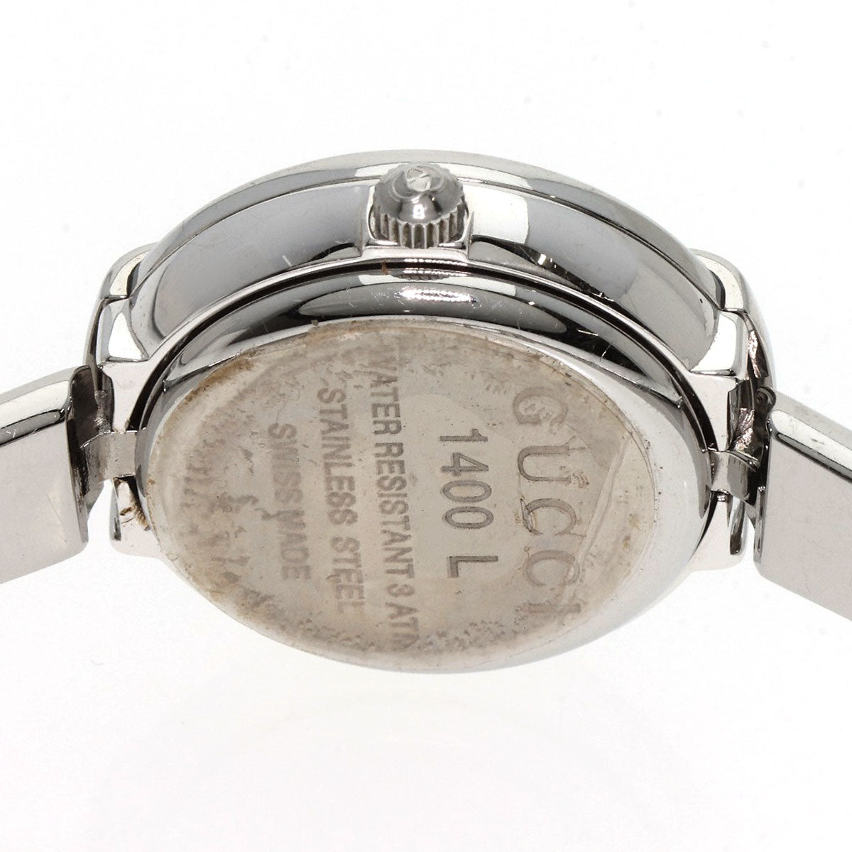 GUCCI Round face Watches 1400L Stainless Steel/Stainless Steel Ladies