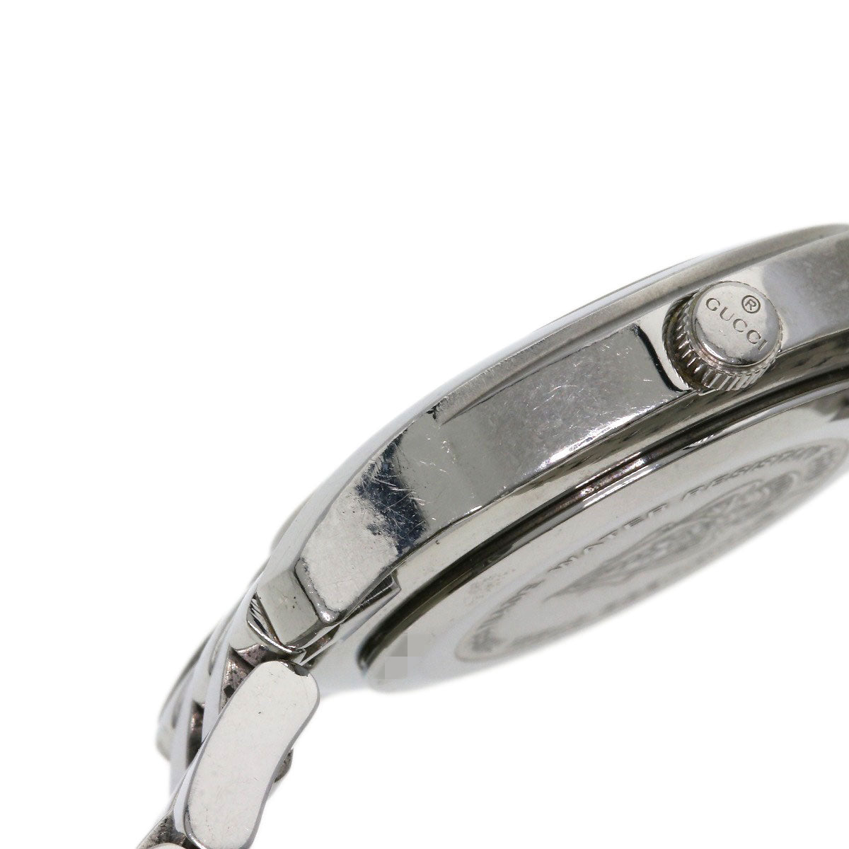 GUCCI Round face Watches 5500L Stainless Steel/Stainless Steel Ladies