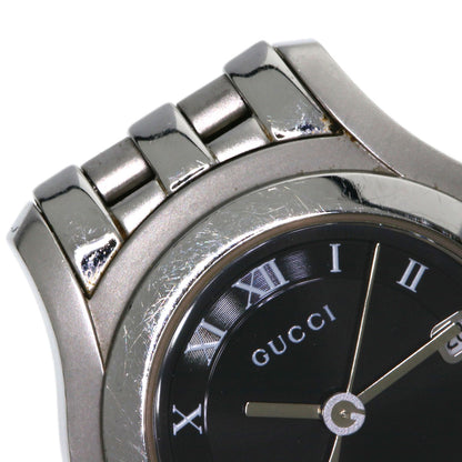 GUCCI Round face Watches 5500L Stainless Steel/Stainless Steel Ladies