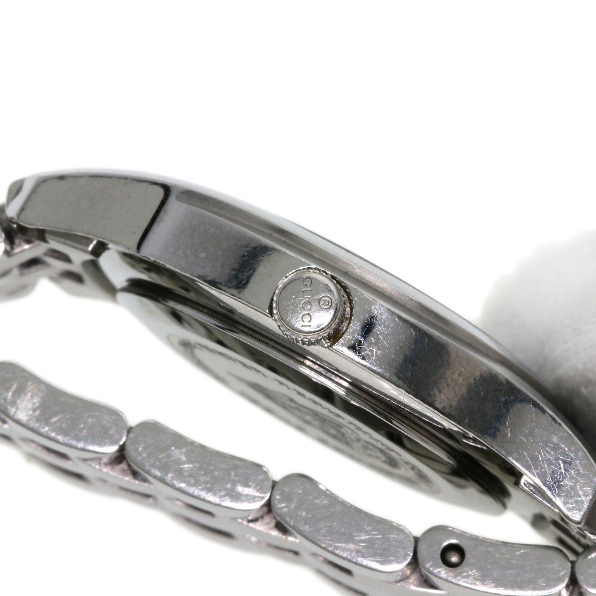 GUCCI Round face Watches 5500L Stainless Steel/Stainless Steel Ladies