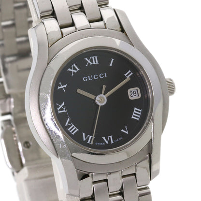 GUCCI Round face Watches 5500L Stainless Steel/Stainless Steel Ladies