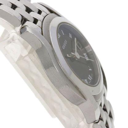 GUCCI Round face Watches 5500L Stainless Steel/Stainless Steel Ladies