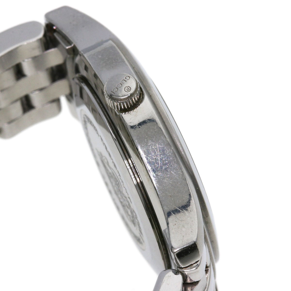 GUCCI Round face Watches 5500L Stainless Steel/Stainless Steel Ladies