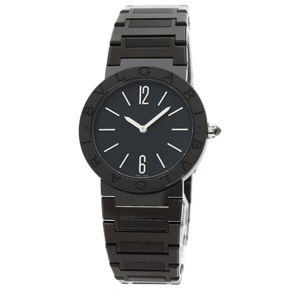 BVLGARI BVLGARI BVLGARI Black Diamond-like carbon Watches BB33S Stainless Steel/Black DLC Boys