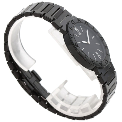 BVLGARI BVLGARI BVLGARI Black Diamond-like carbon Watches BB33S Stainless Steel/Black DLC Boys