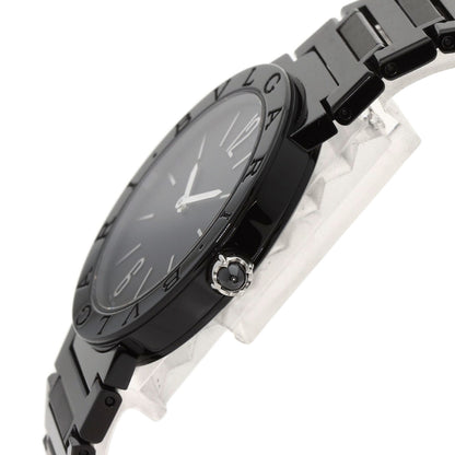 BVLGARI BVLGARI BVLGARI Black Diamond-like carbon Watches BB33S Stainless Steel/Black DLC Boys