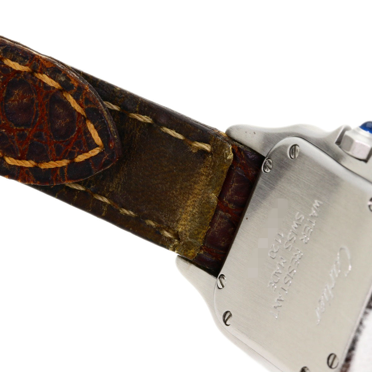 CARTIER PANTHERESM Watches Stainless Steel/Leather Ladies