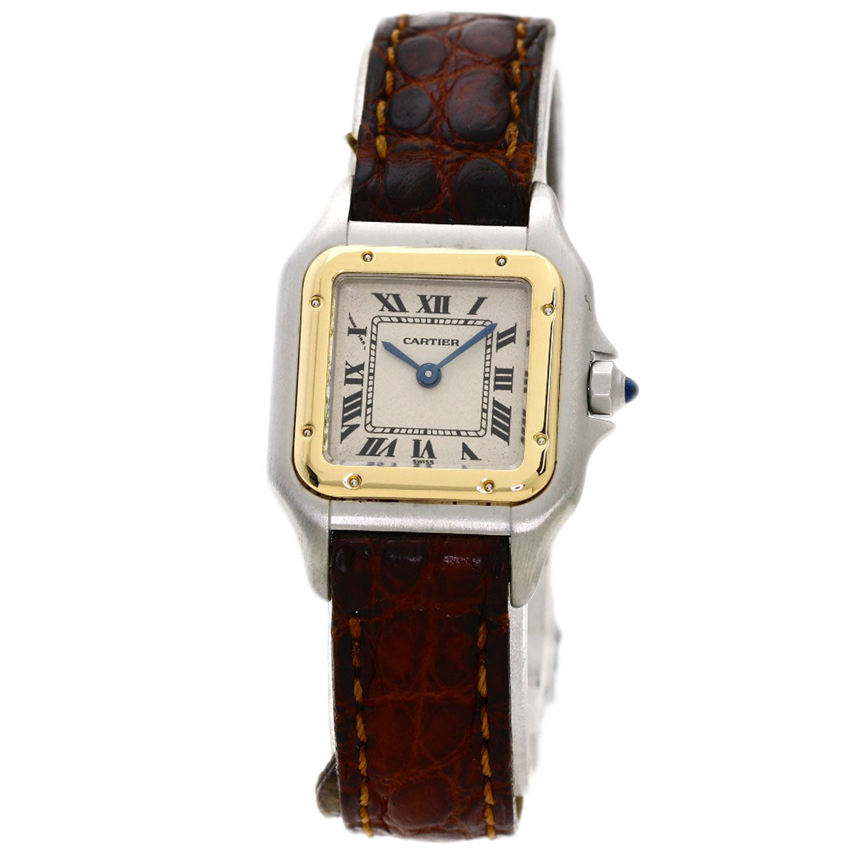 CARTIER PANTHERESM Watches Stainless Steel/Leather Ladies