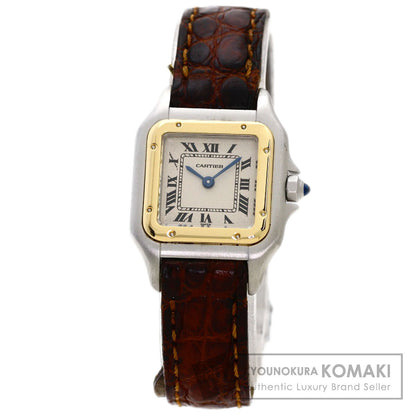 CARTIER PANTHERESM Watches Stainless Steel/Leather Ladies