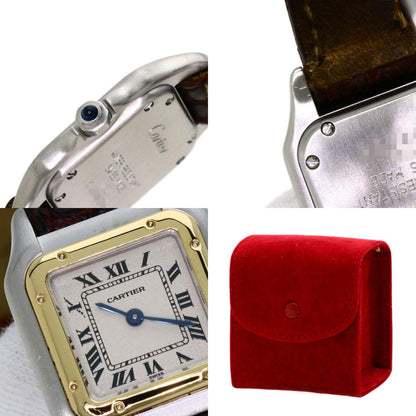 CARTIER PANTHERESM Watches Stainless Steel/Leather Ladies