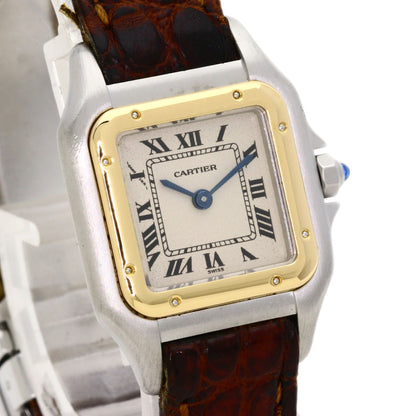 CARTIER PANTHERESM Watches Stainless Steel/Leather Ladies