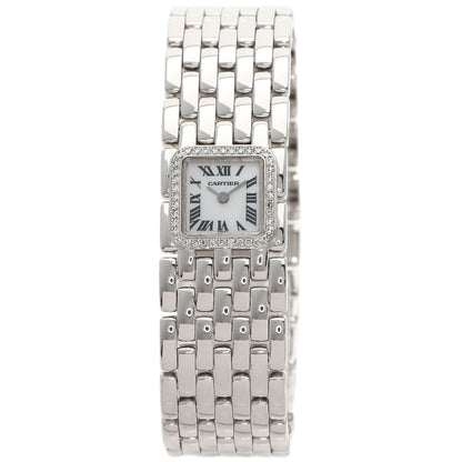 CARTIER PANTHERE Mini Ribbon Diamond Watches WG3002T8 K18 White Gold/K18 White Gold Ladies