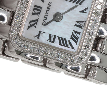 CARTIER PANTHERE Mini Ribbon Diamond Watches WG3002T8 K18 White Gold/K18 White Gold Ladies
