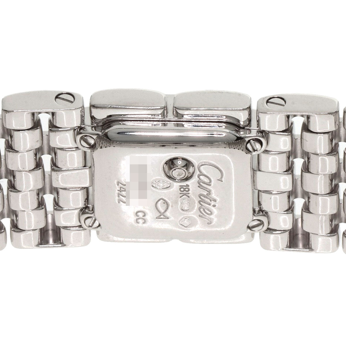 CARTIER PANTHERE Mini Ribbon Diamond Watches WG3002T8 K18 White Gold/K18 White Gold Ladies