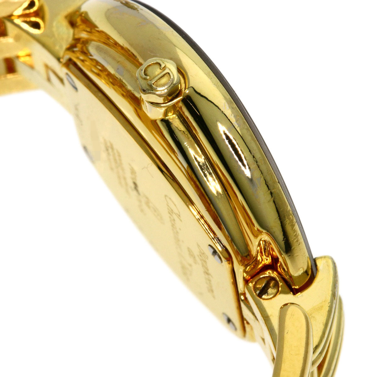 CHRISTIAN DIOR Bakira Watches D46-154-4 Gold Plated/Gold Plated Ladies