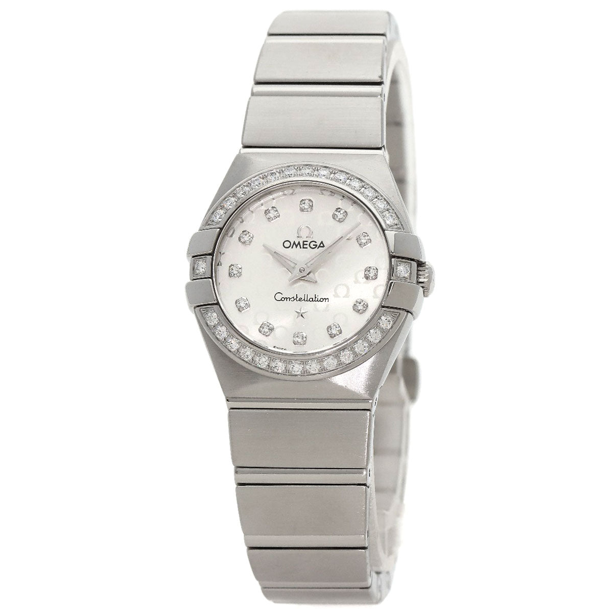 OMEGA Constellation Blush Diamond Watches 123.15.27.60.52.001 Stainless Steel/Stainless Steel Ladies