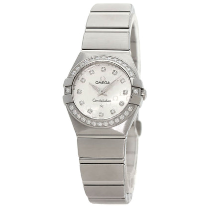 OMEGA Constellation Blush Diamond Watches 123.15.27.60.52.001 Stainless Steel/Stainless Steel Ladies