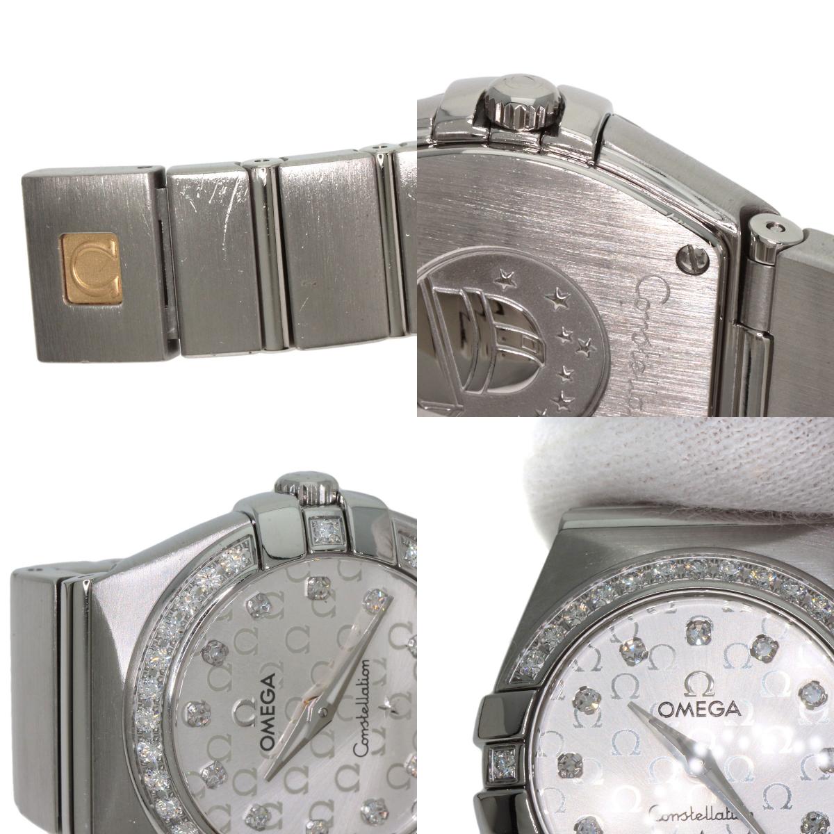 OMEGA Constellation Blush Diamond Watches 123.15.27.60.52.001 Stainless Steel/Stainless Steel Ladies