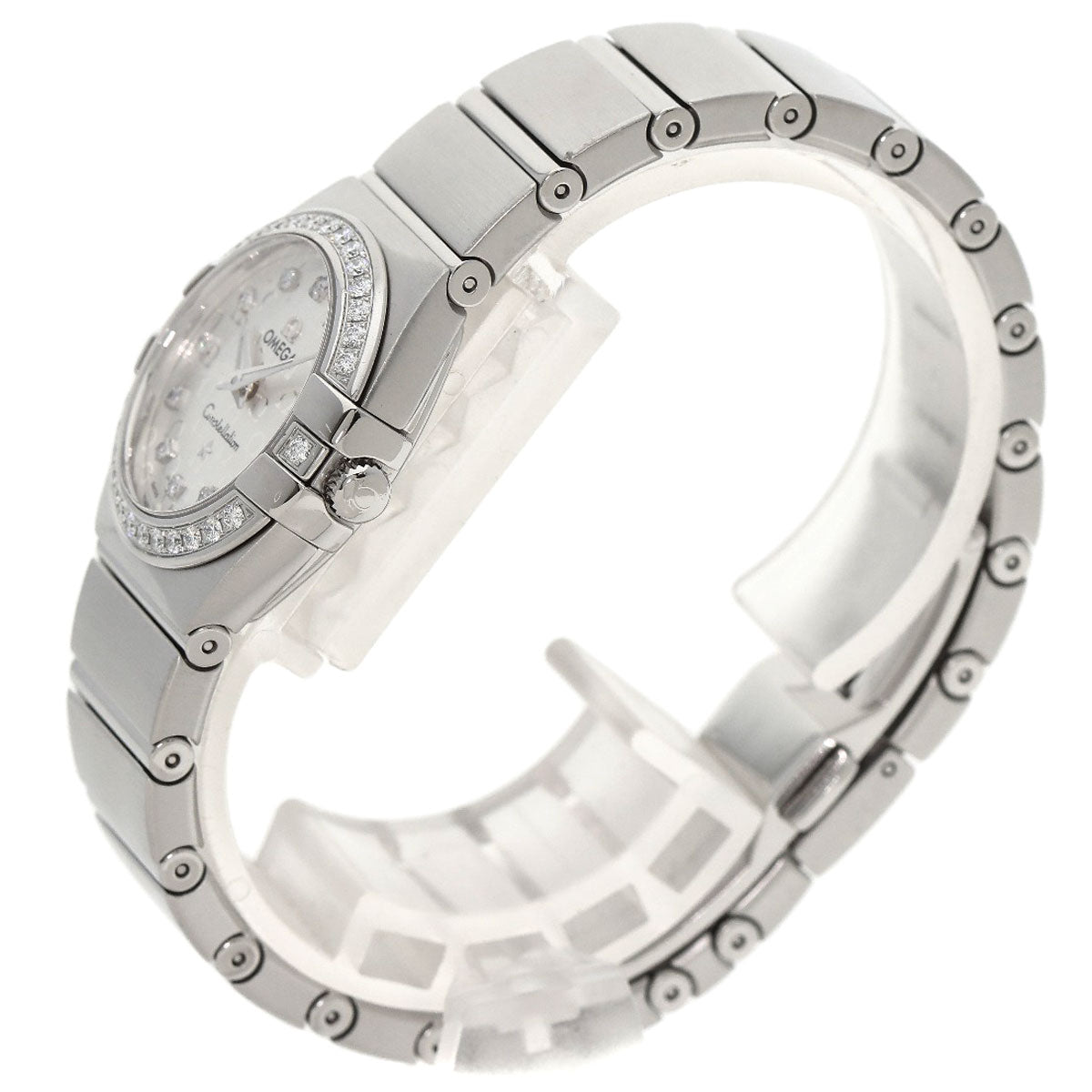 OMEGA Constellation Blush Diamond Watches 123.15.27.60.52.001 Stainless Steel/Stainless Steel Ladies