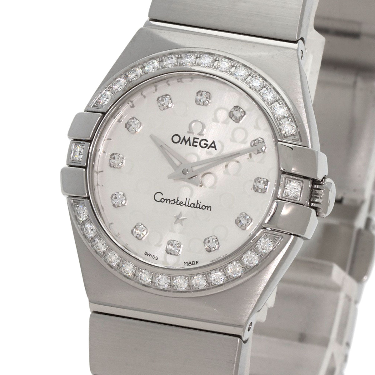 OMEGA Constellation Blush Diamond Watches 123.15.27.60.52.001 Stainless Steel/Stainless Steel Ladies