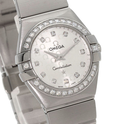 OMEGA Constellation Blush Diamond Watches 123.15.27.60.52.001 Stainless Steel/Stainless Steel Ladies