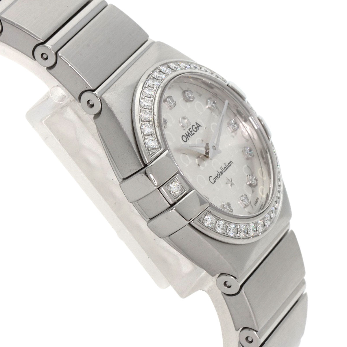 OMEGA Constellation Blush Diamond Watches 123.15.27.60.52.001 Stainless Steel/Stainless Steel Ladies