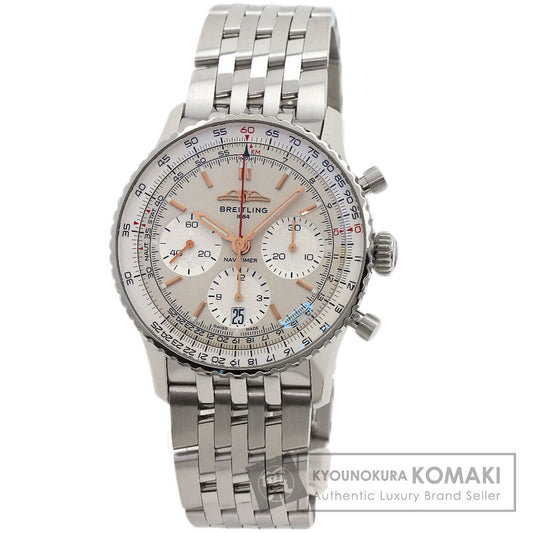 BREITLING Navitimer B01 Chronograph 41 Watches AB0139211G1A1 Stainless Steel/Stainless Steel mens