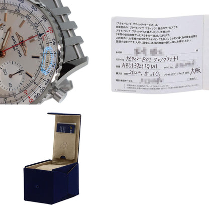 BREITLING Navitimer B01 Chronograph 41 Watches AB0139211G1A1 Stainless Steel/Stainless Steel mens