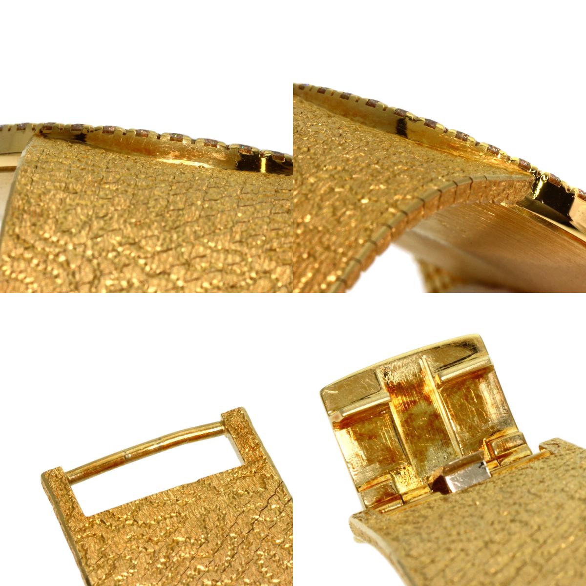 VACHERON CONSTANTIN Round Face Bezel Diamond Watches K18 Yellow Gold/18K Yellow Gold mens