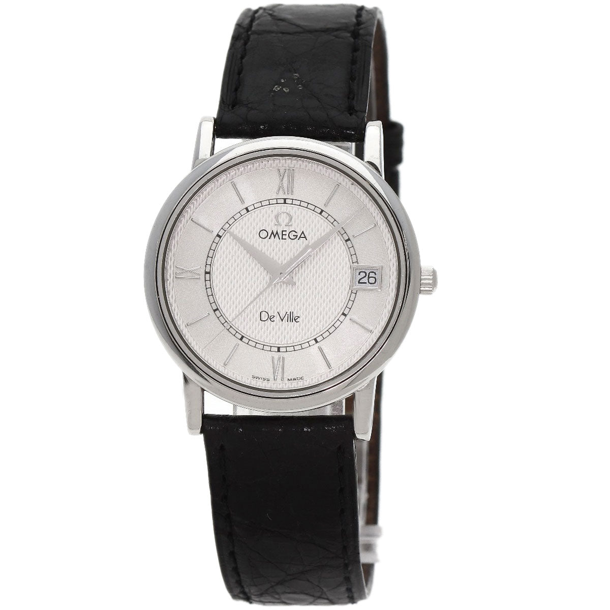 OMEGA De Ville Prestige Watches 7814.31 Stainless Steel/Leather mens