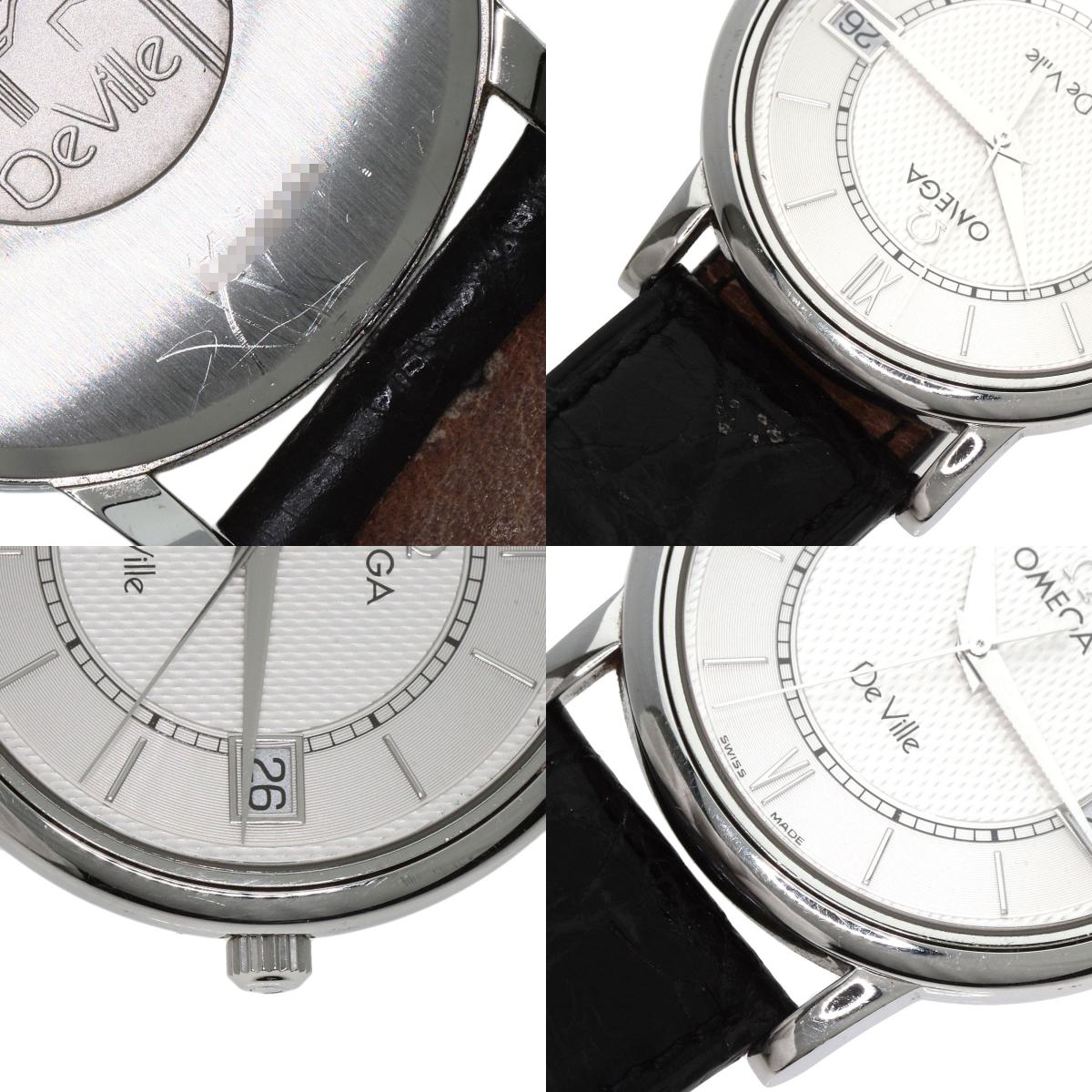 OMEGA De Ville Prestige Watches 7814.31 Stainless Steel/Leather mens