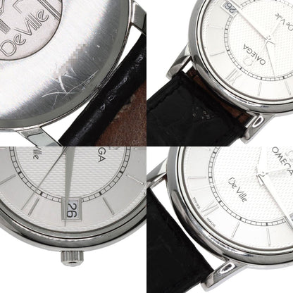 OMEGA De Ville Prestige Watches 7814.31 Stainless Steel/Leather mens