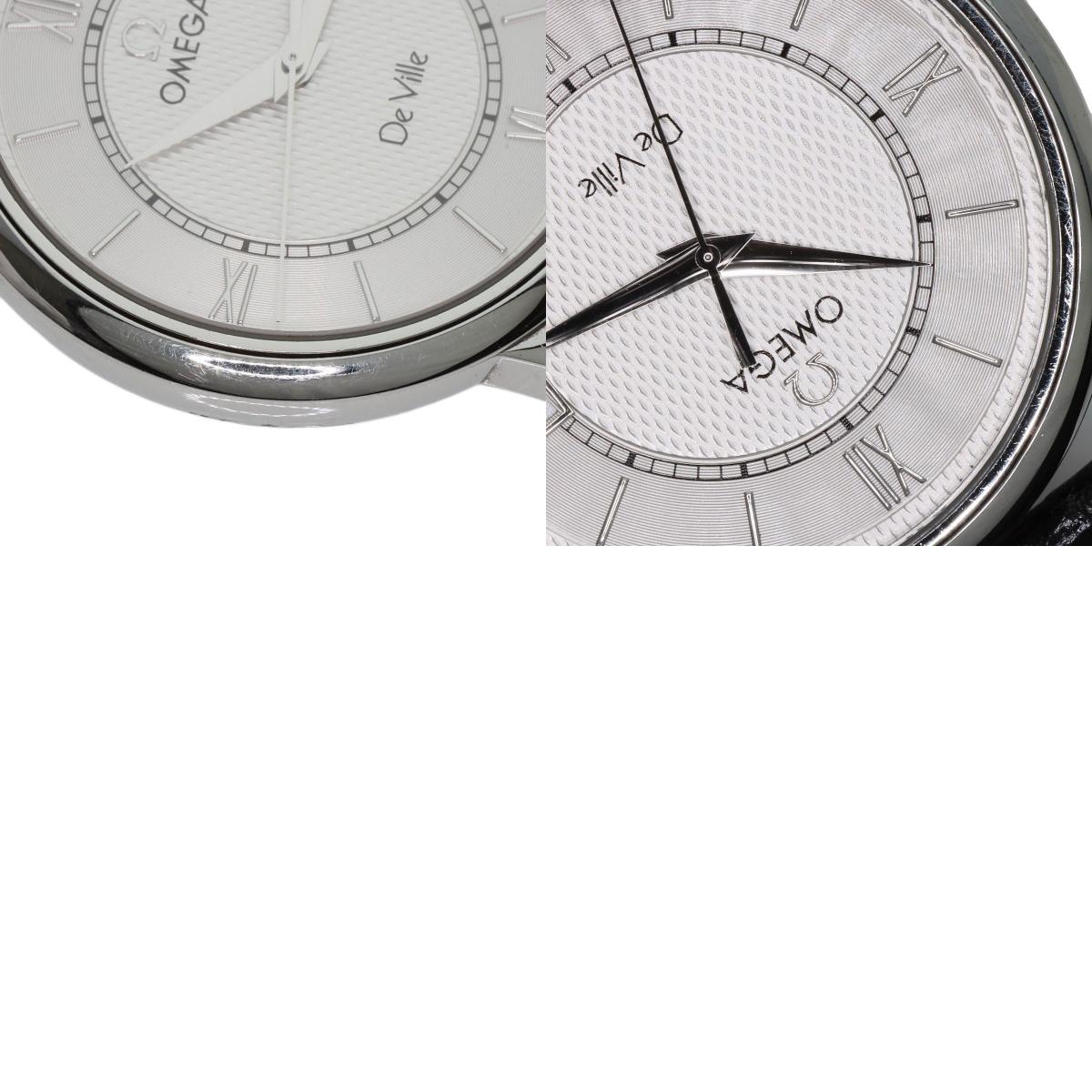 OMEGA De Ville Prestige Watches 7814.31 Stainless Steel/Leather mens