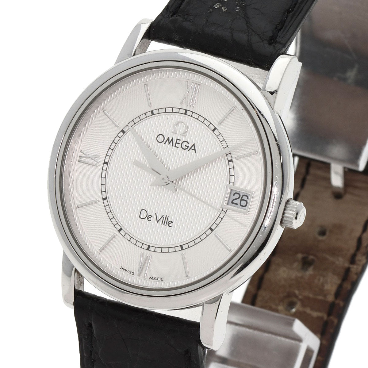 OMEGA De Ville Prestige Watches 7814.31 Stainless Steel/Leather mens