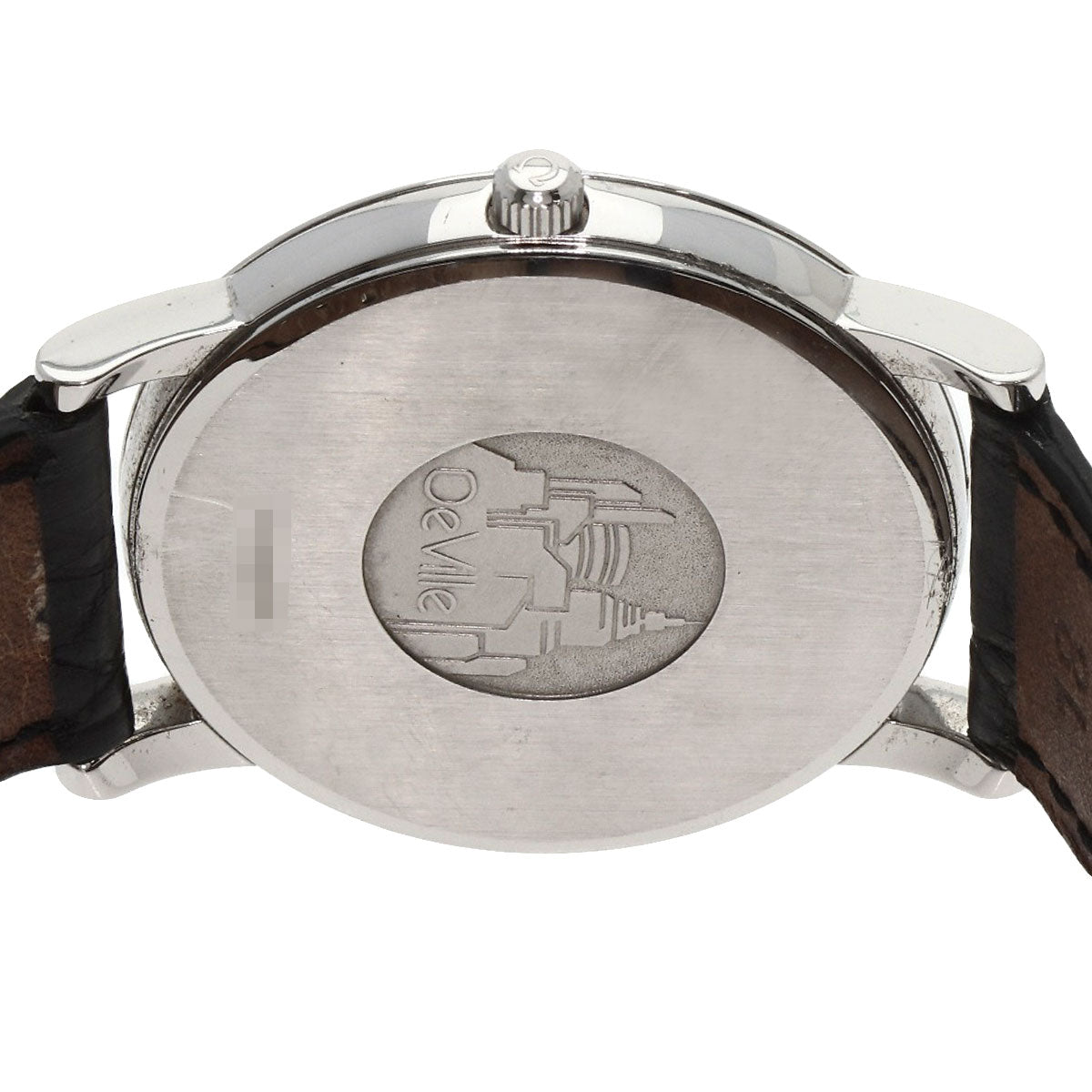 OMEGA De Ville Prestige Watches 7814.31 Stainless Steel/Leather mens