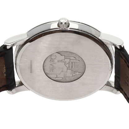 OMEGA De Ville Prestige Watches 7814.31 Stainless Steel/Leather mens