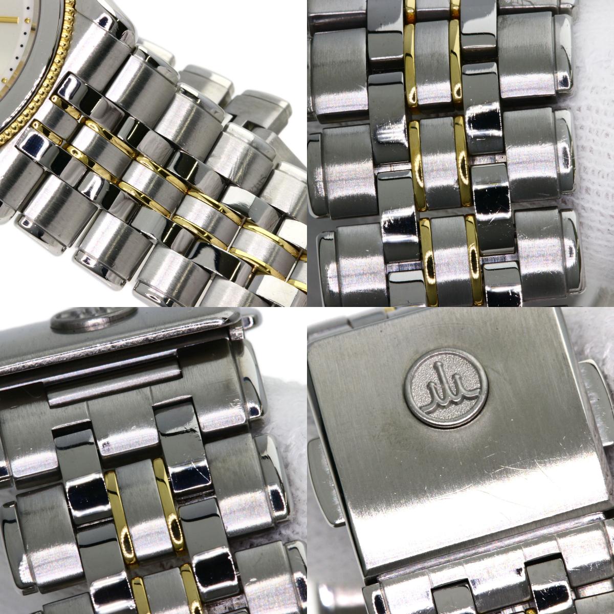 SEIKO CREDOR round face Watches GCAX988 8J82-6A30 Stainless Steel/SSxK18YG mens