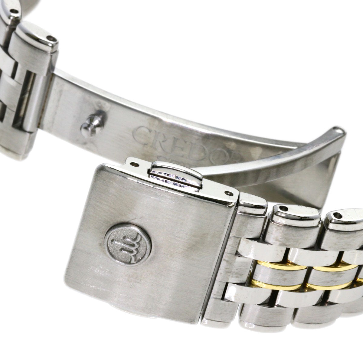 SEIKO CREDOR round face Watches GCAX988 8J82-6A30 Stainless Steel/SSxK18YG mens