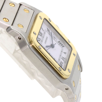 CARTIER Santosgalbe LM Watches W20058C4 Stainless Steel/SSxK18YG mens