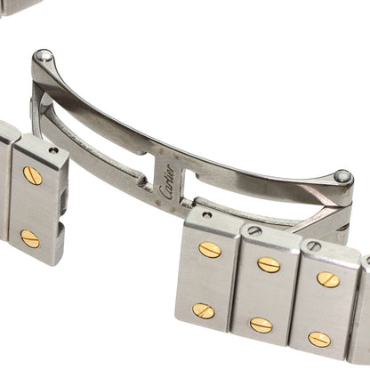 CARTIER Santosgalbe LM Watches W20058C4 Stainless Steel/SSxK18YG mens
