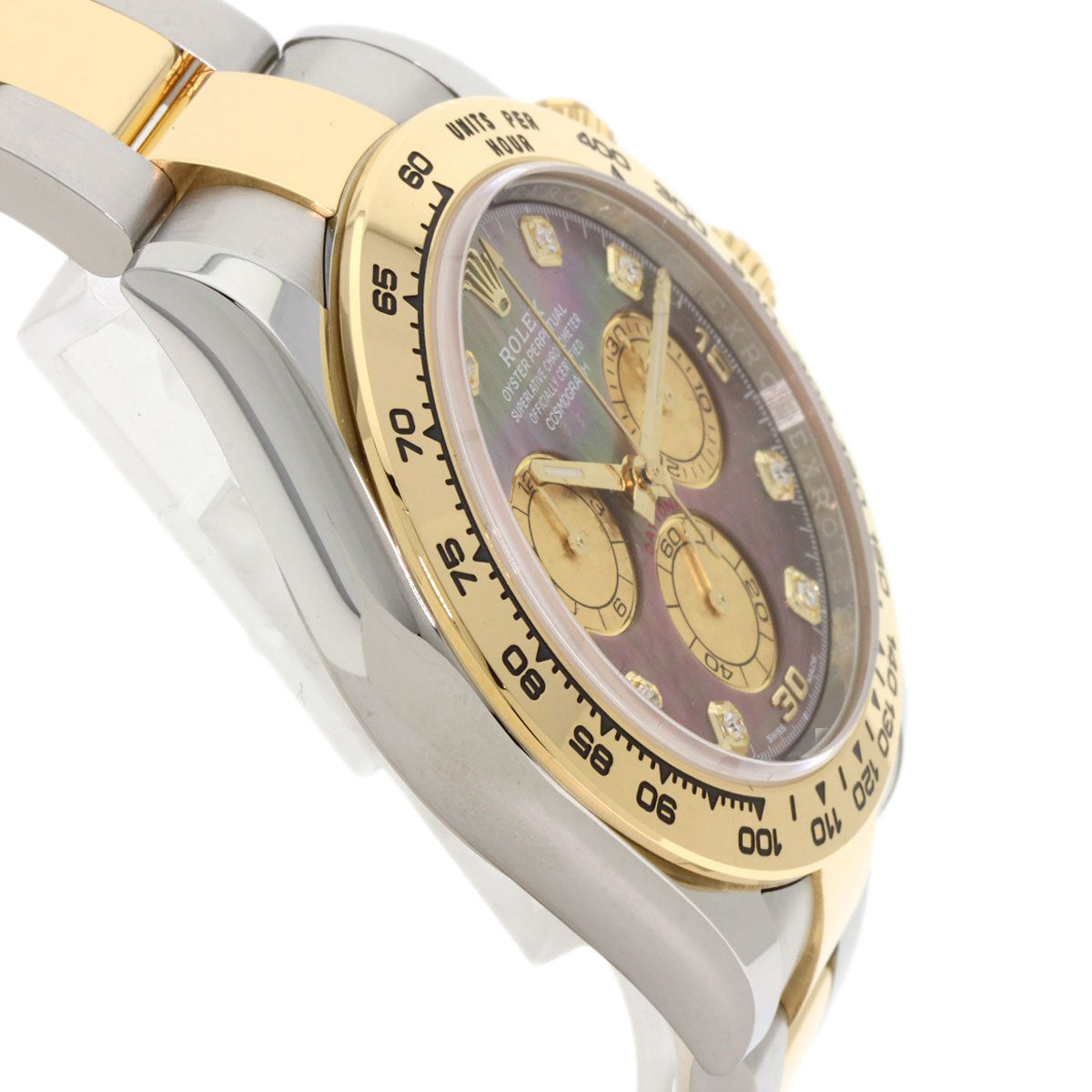 ROLEX Cosmograph Daytona 8P Diamond Watches 116503NG Stainless Steel/SSxK18YG mens