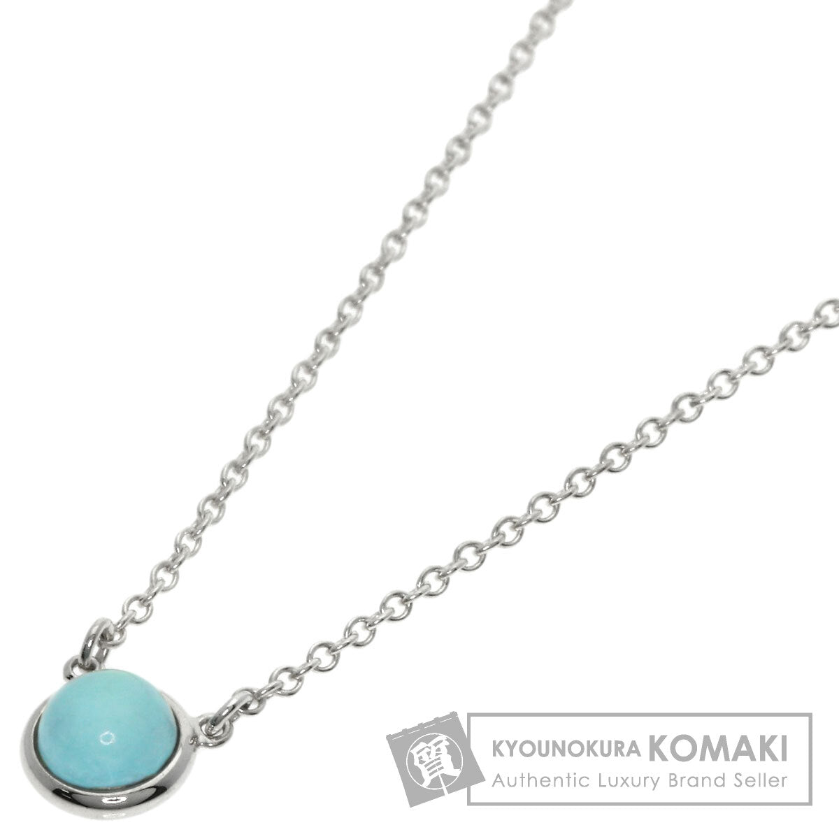 TIFFANY&Co. By The Yard Turquoise Necklace Silver Ladies [Used]