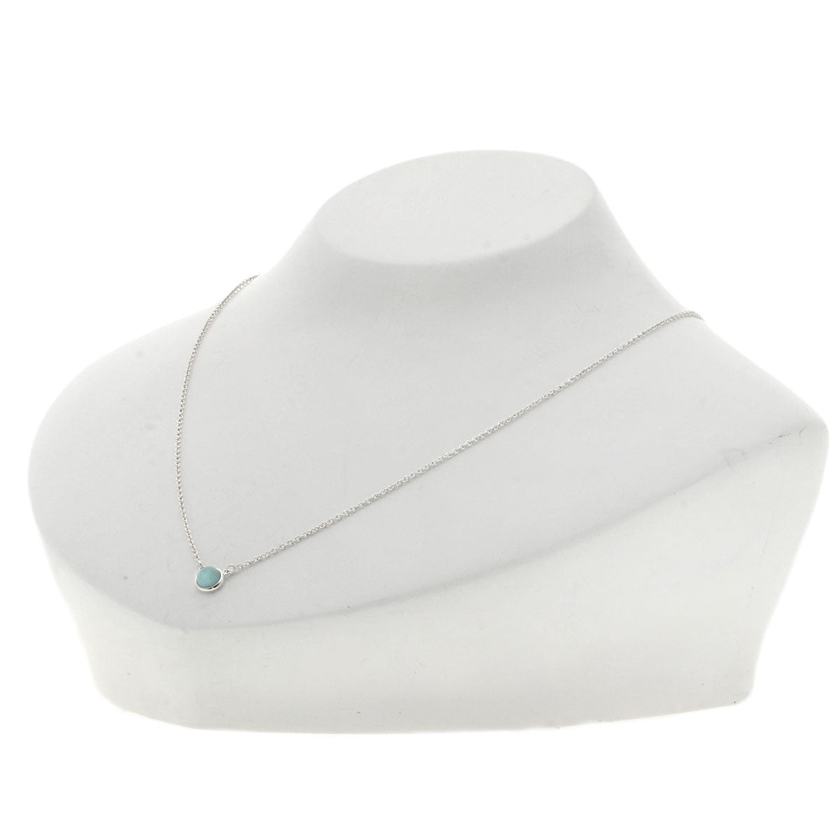 TIFFANY&Co. By The Yard Turquoise Necklace Silver Ladies [Used]