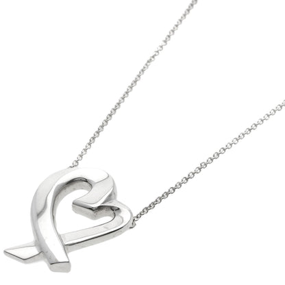 TIFFANY&Co. Loving heart Necklace Silver Ladies [Used]