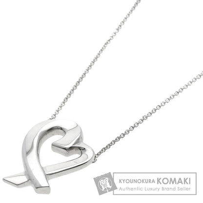 TIFFANY&Co. Loving heart Necklace Silver Ladies [Used]