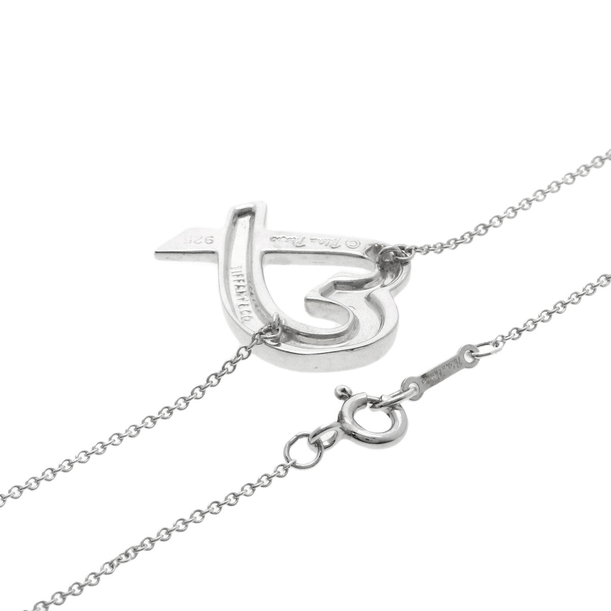 TIFFANY&Co. Loving heart Necklace Silver Ladies [Used]