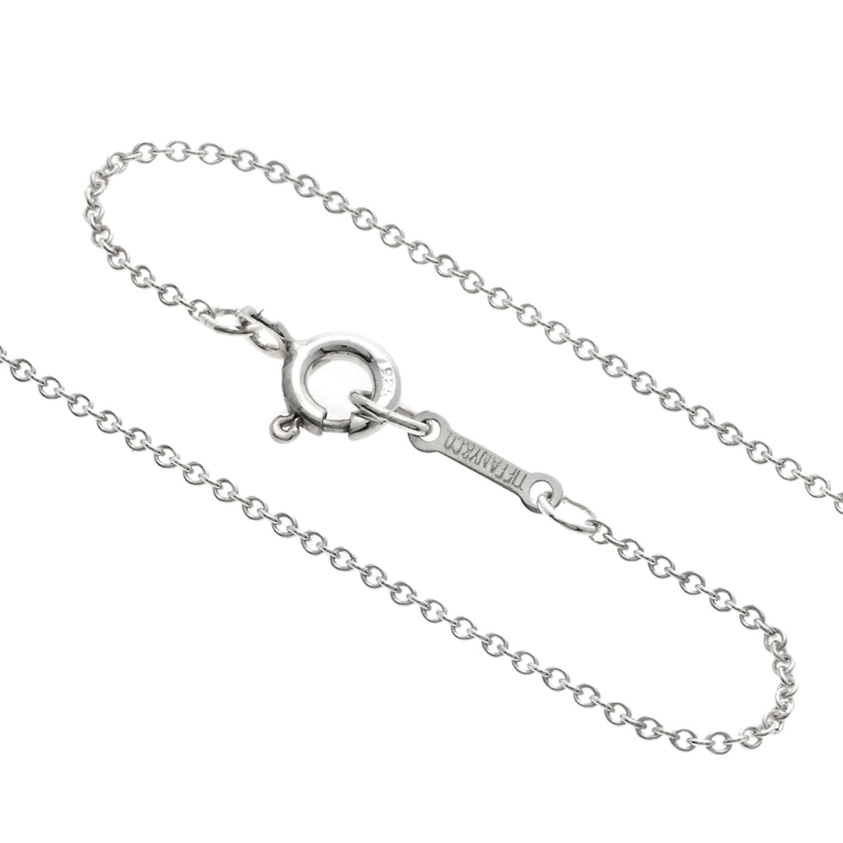 TIFFANY&Co. Loving heart Necklace Silver Ladies [Used]