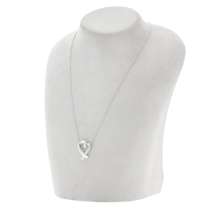 TIFFANY&Co. Loving heart Necklace Silver Ladies [Used]